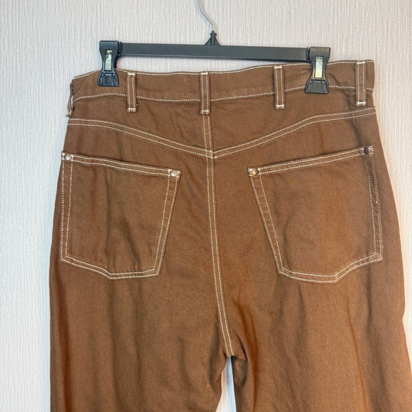 Reformation Cowboy High Rise Straight Leg Jeans Brown Size 30 (Flawed) - Picture 6 of 10